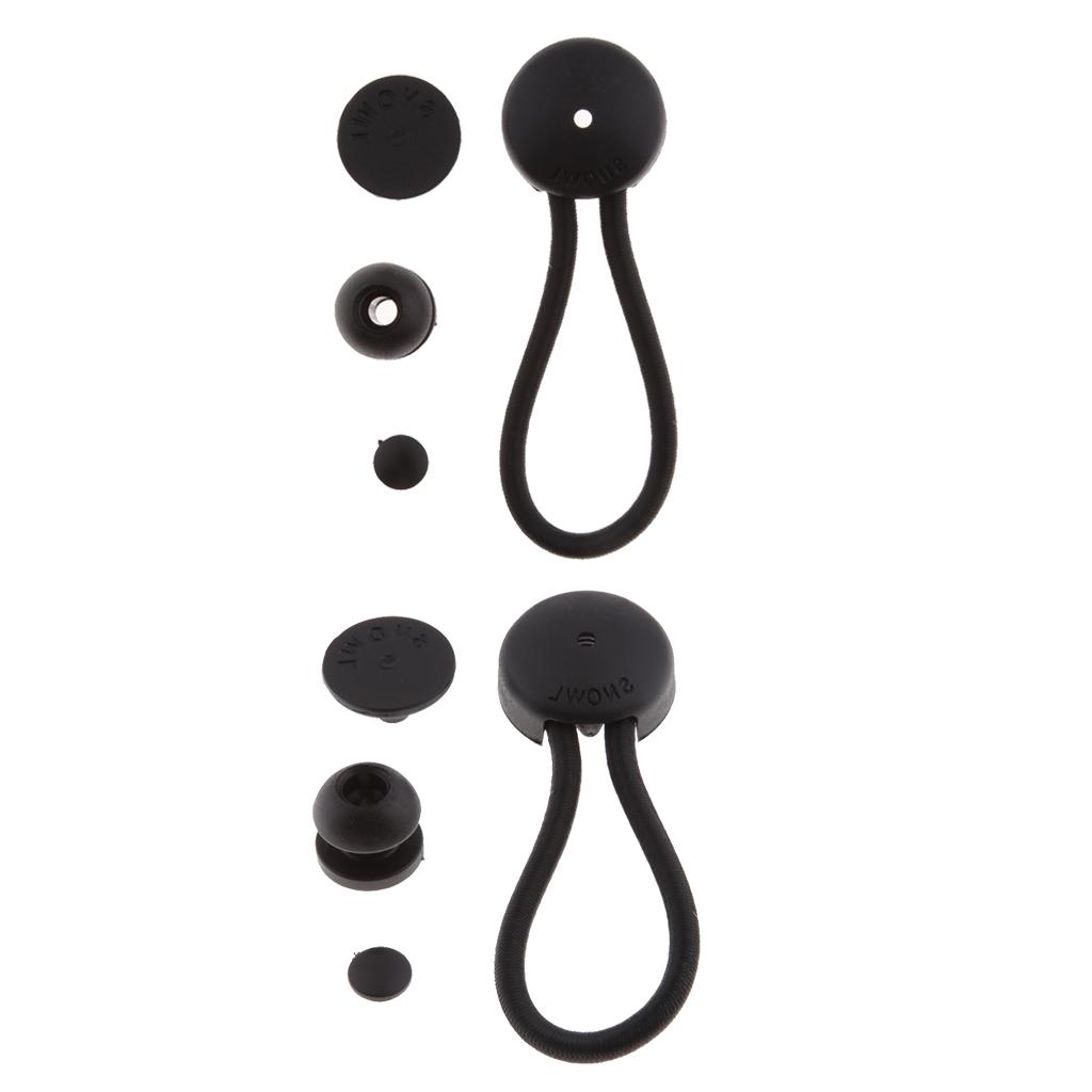 Ball Bungee Cords Black Color  - Camping review and price