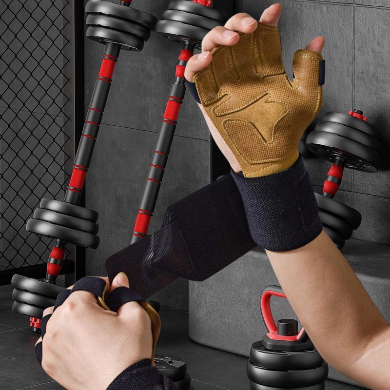 Weight Lifting Gloves For Men  - Wrist Wraps Weightlifting Support review and price