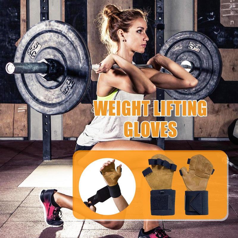 Weight Lifting Gloves For Men  - Wrist Wraps Weightlifting Support review and price